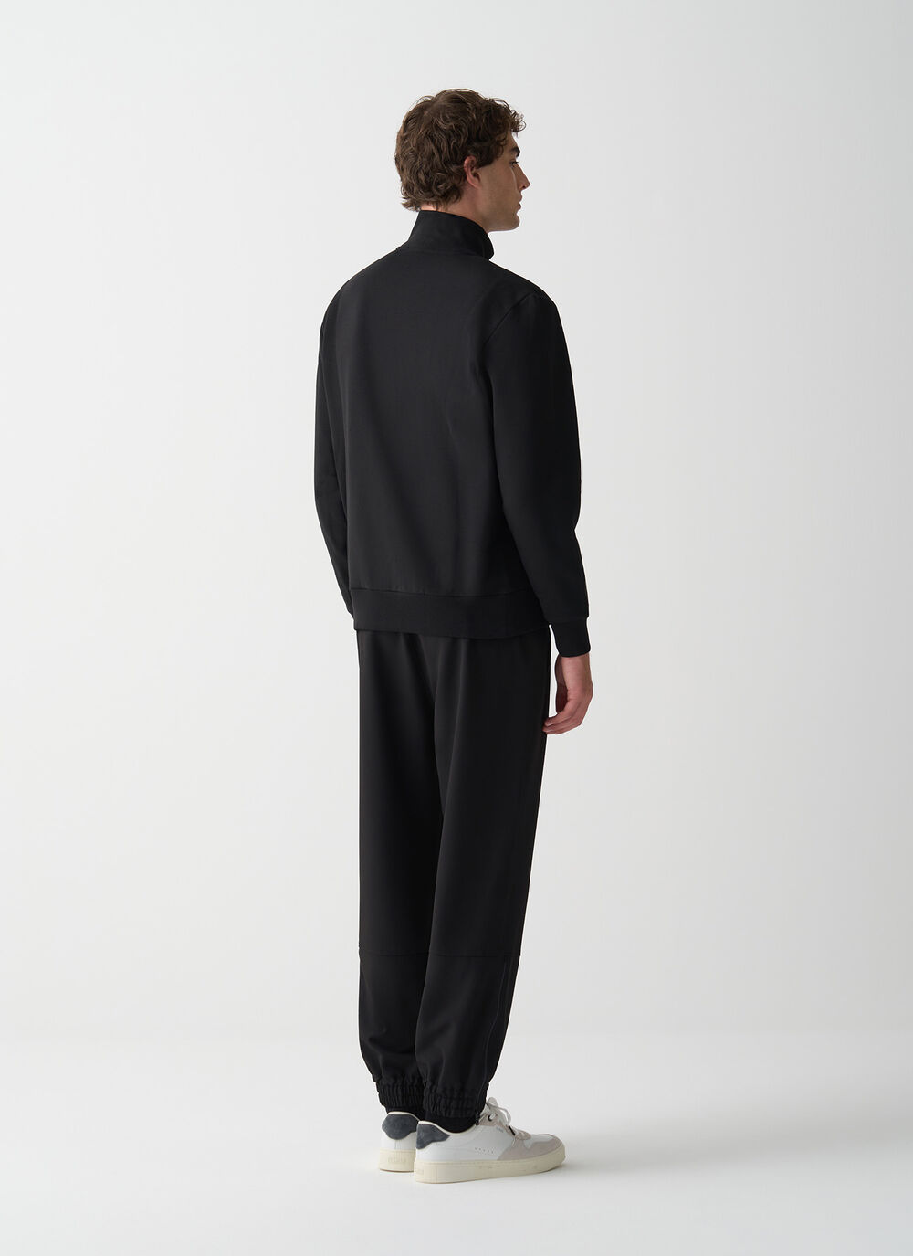 Cotton high-neck sweatshirt image number 3