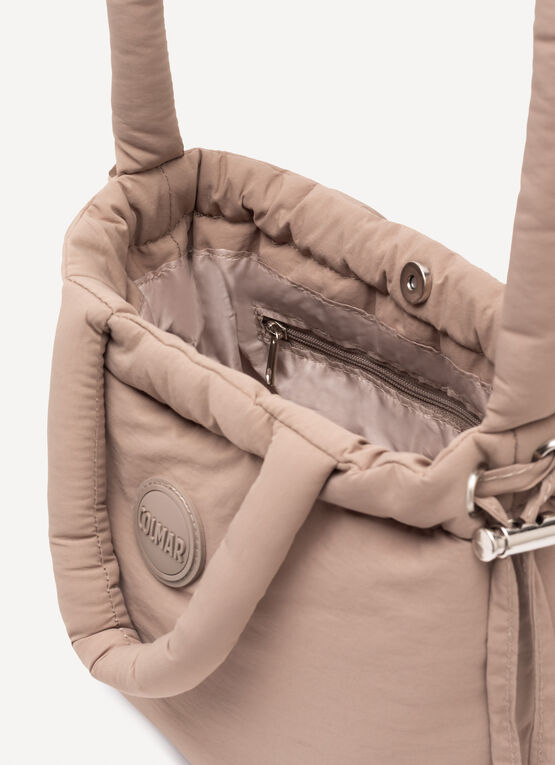 Puffy bucket bag