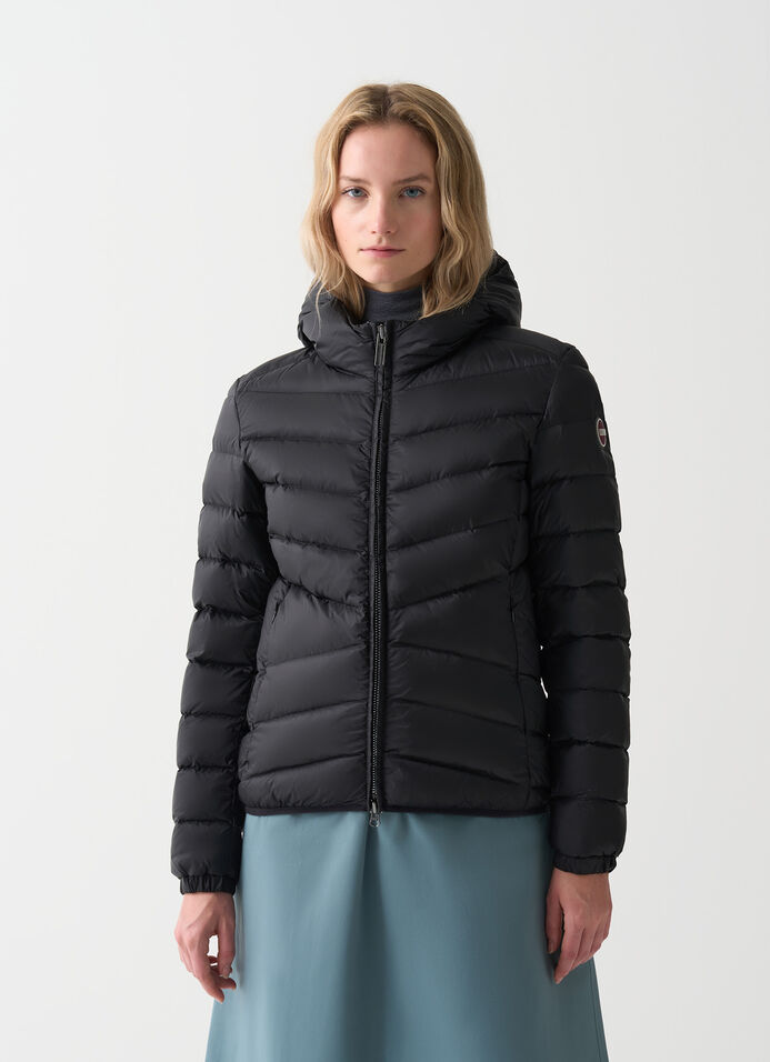 Quilted down jacket with hood image number 1