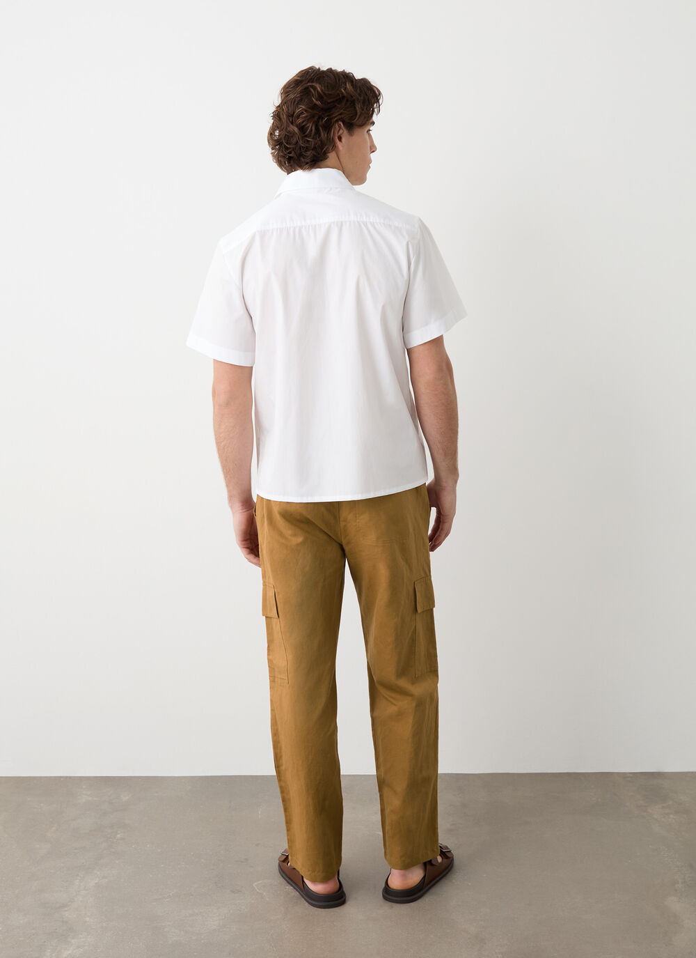 Kurzarmhemd aus Baumwolle image number 2