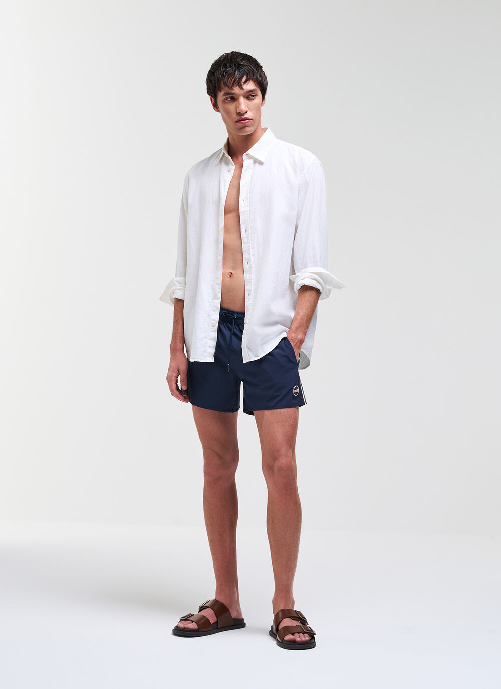 Swimsuit with tricolour tape image number 0