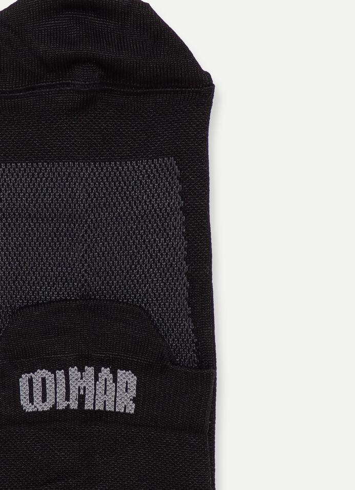 Short unisex socks with jacquard logo image number 4