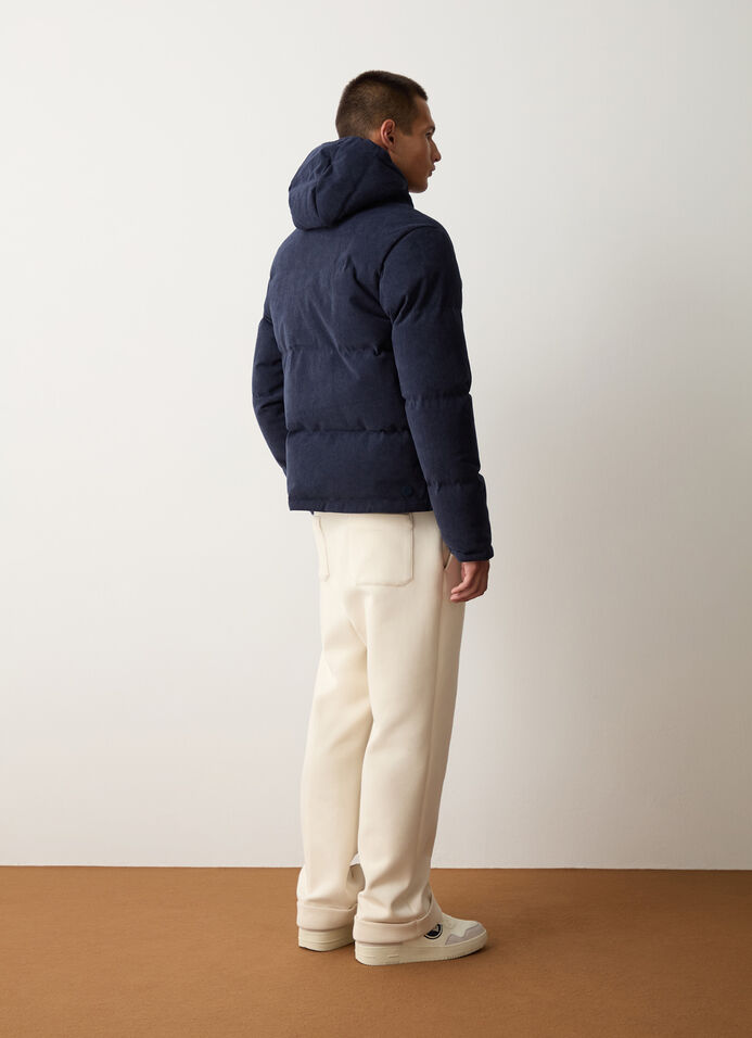 Waterproof corduroy down jacket image number 3