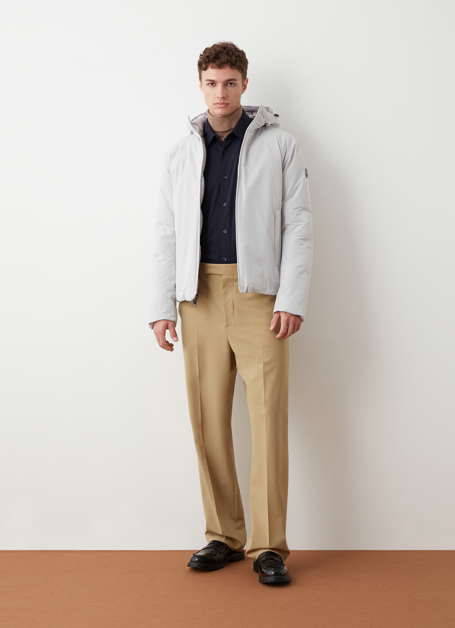 Reversible down jacket with seamless interior - ICE GRAY | Colmar