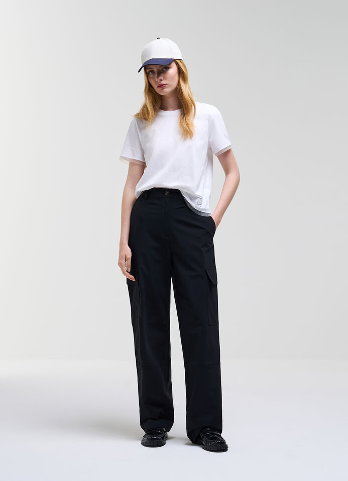 T-shirt with tulle details