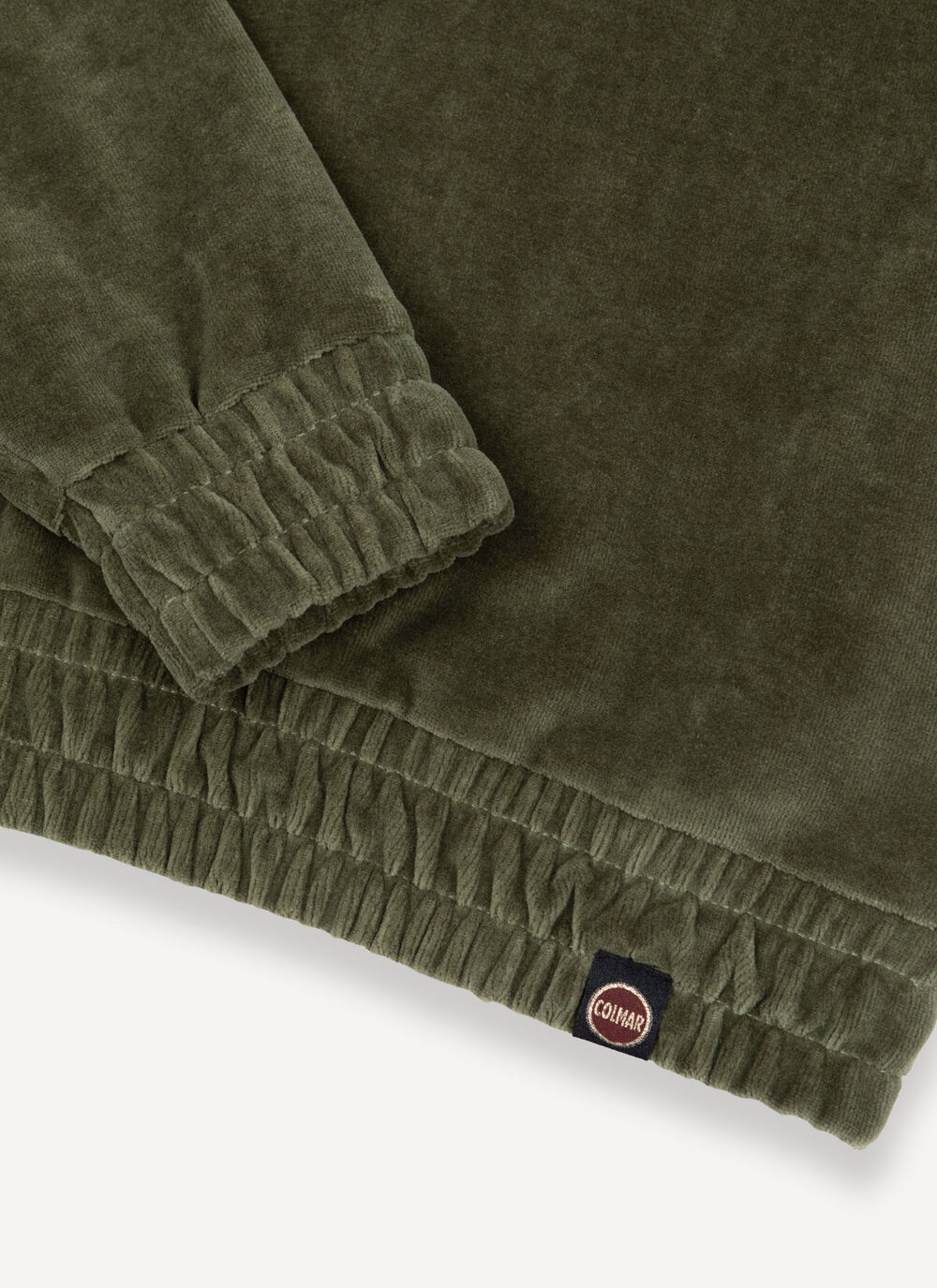 Sweatshirt aus Samt mit Gummizug image number 5