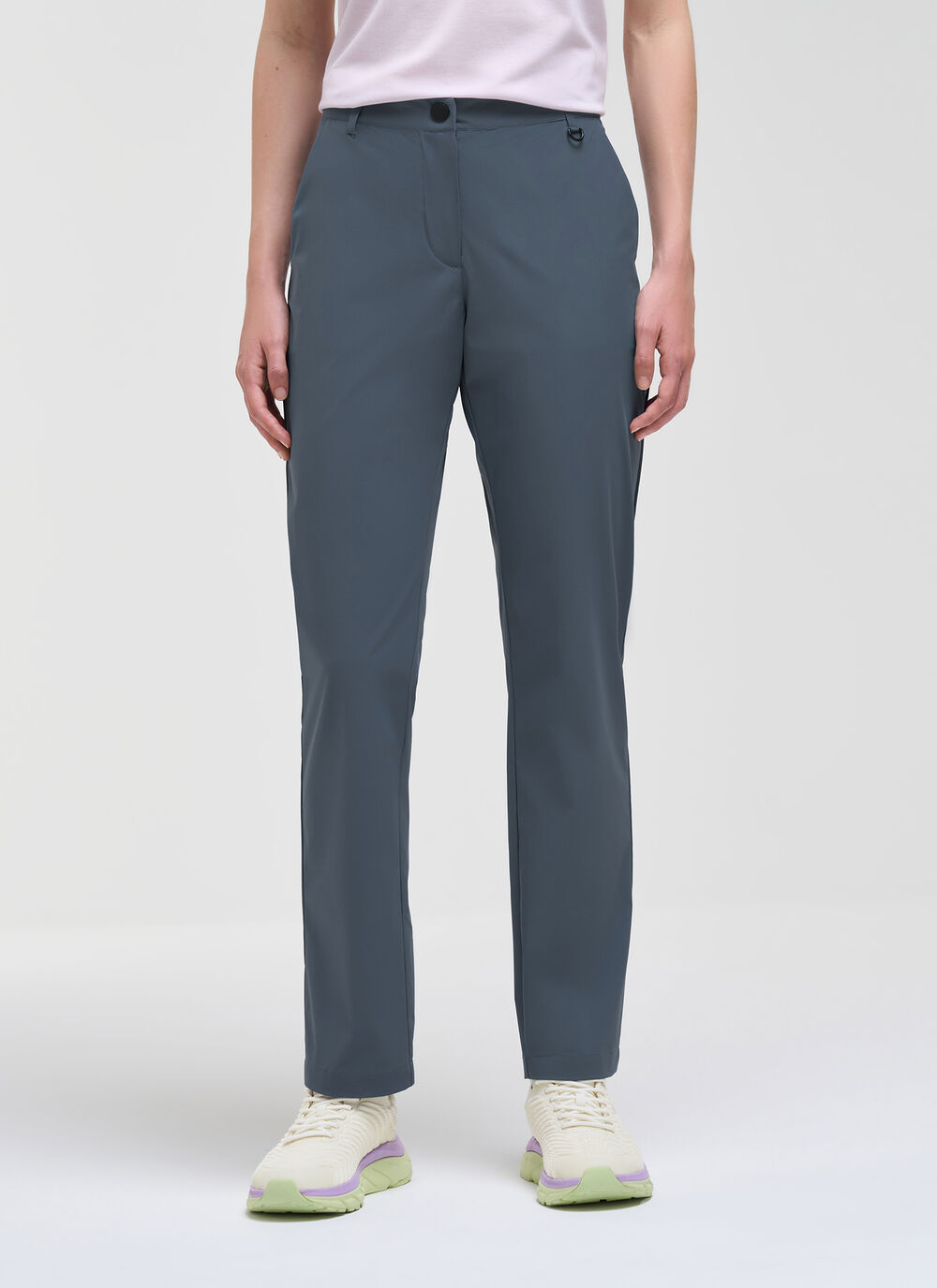Bi-stretch fabric trousers image number 1