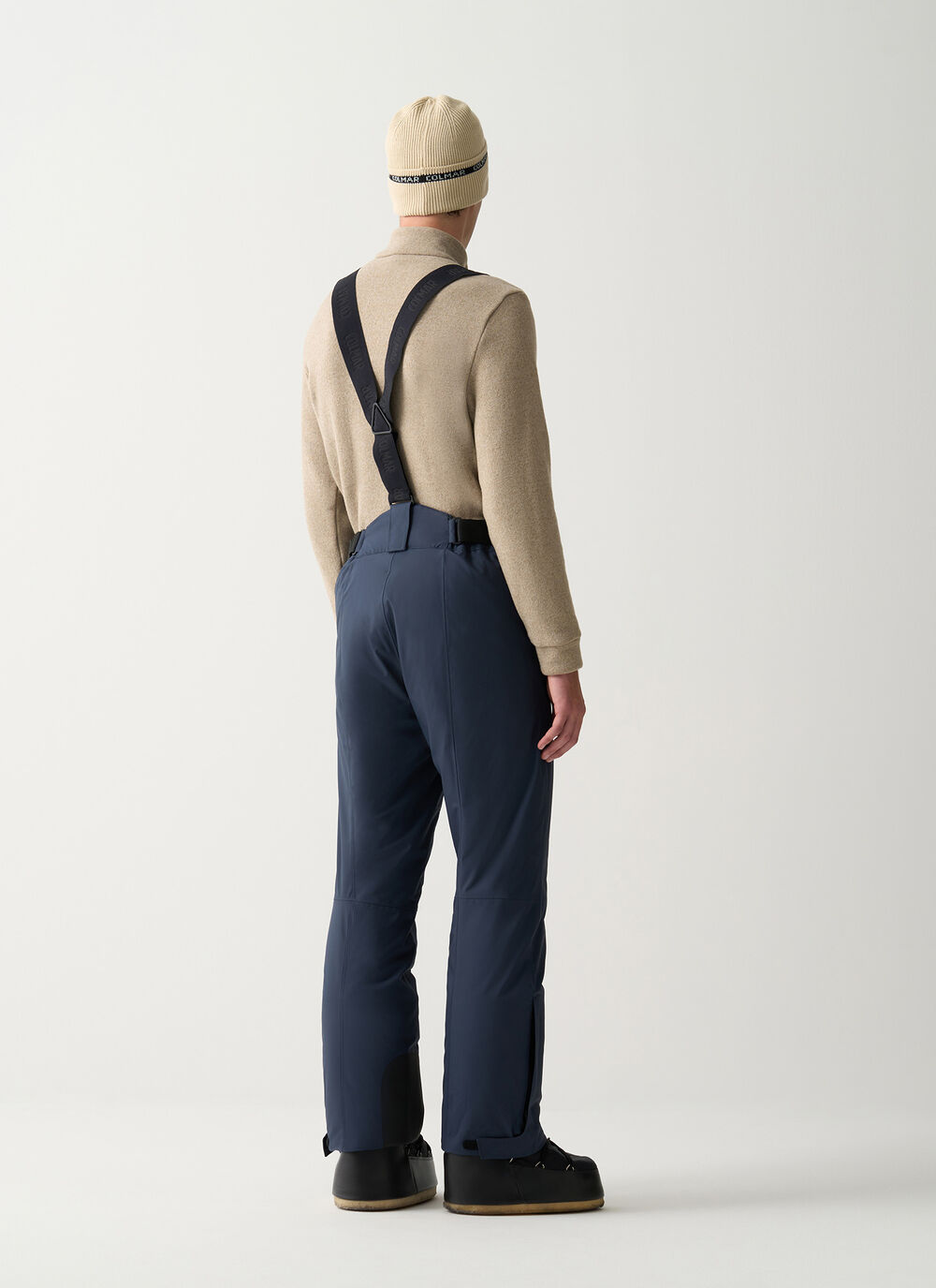 Padded 4Way fabric ski salopettes image number 3