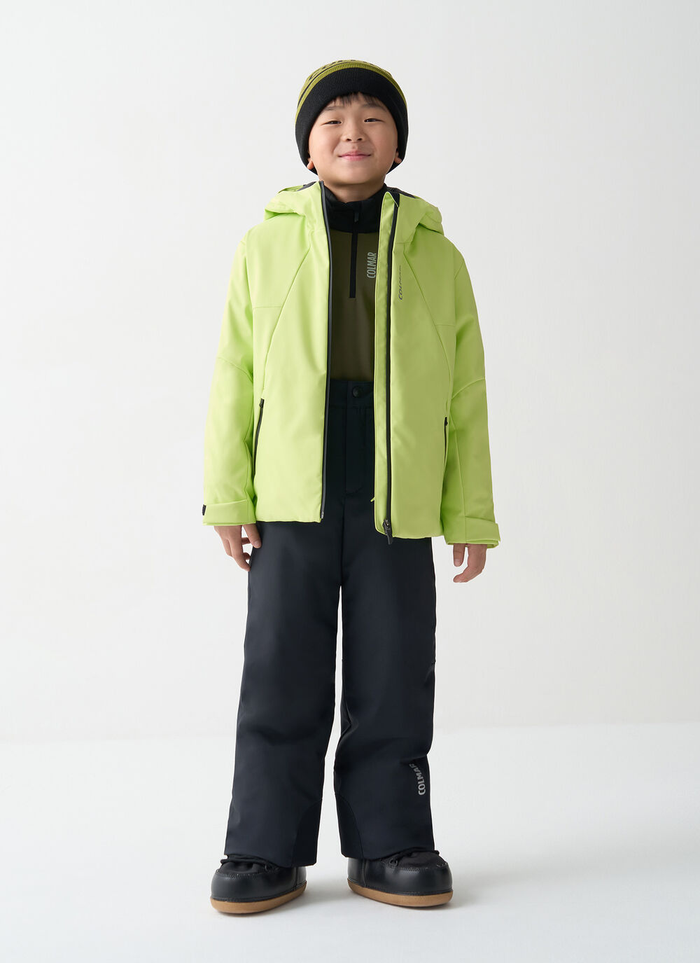 Boy's mechanical stretch ski jacket image number 0
