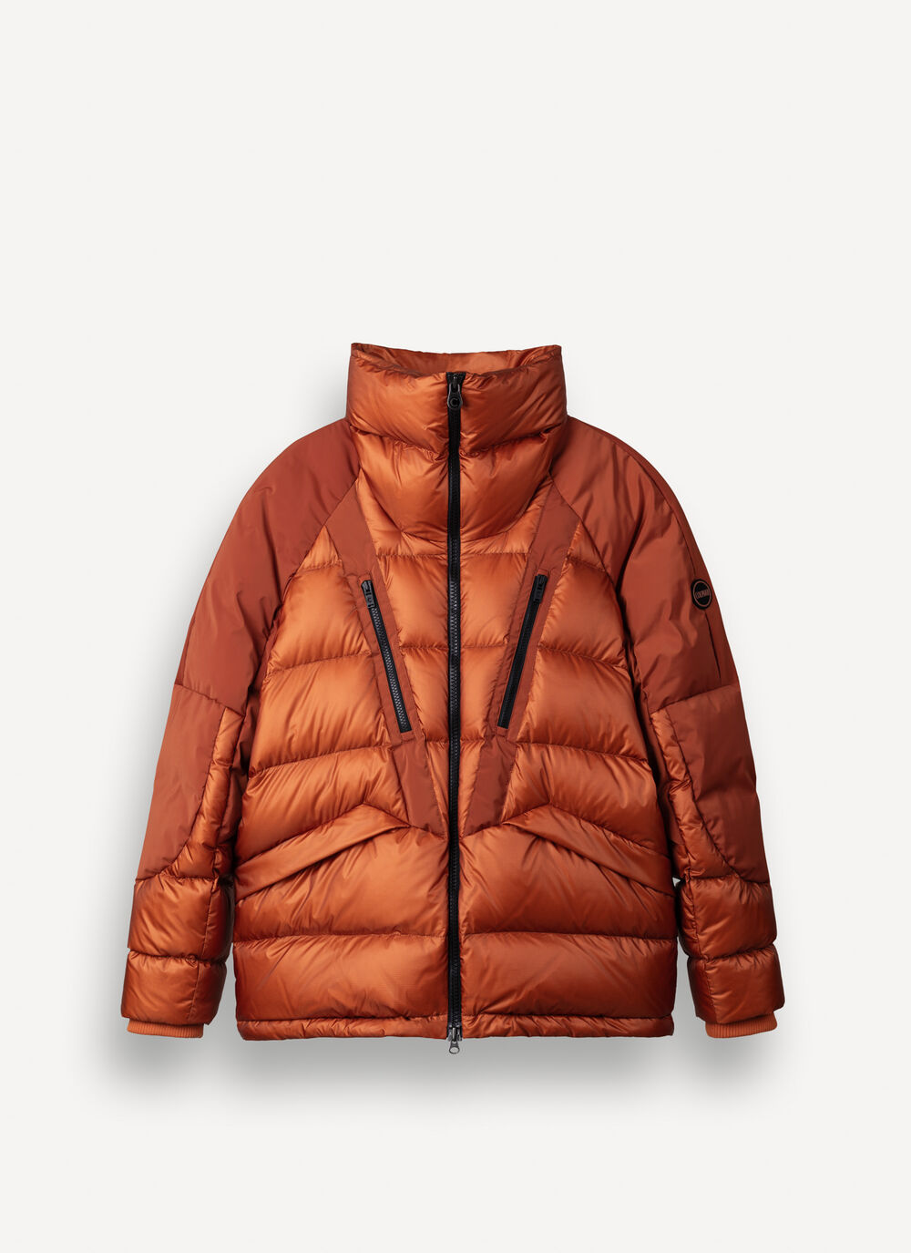 Down jacket with enveloping collar image number 4