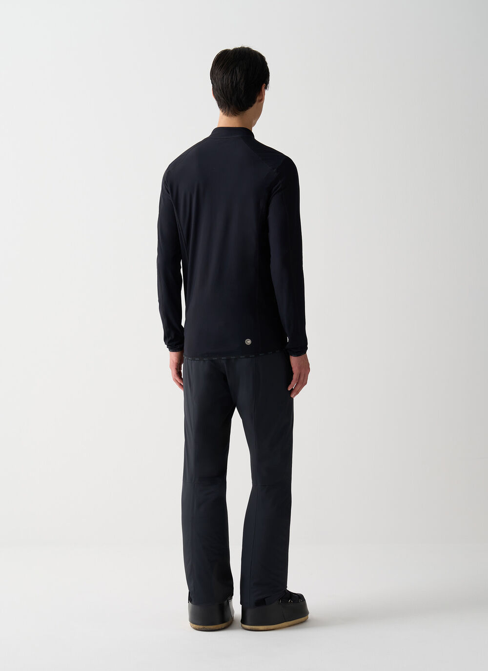 Thermal stretch ski jumper with half-zip image number 3