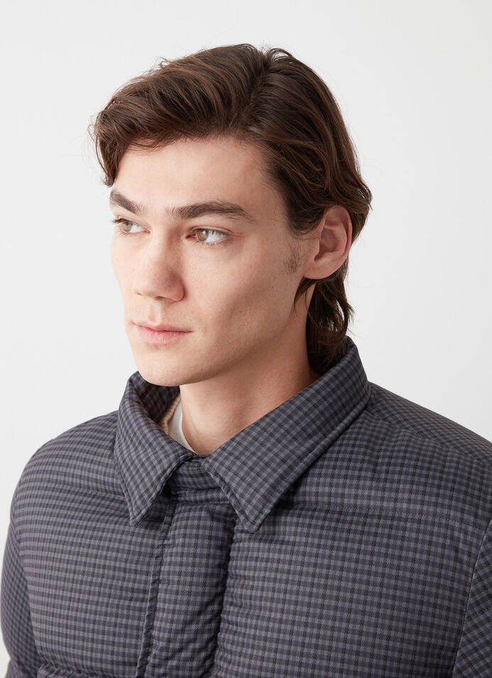 Jacket with wool-effect print image number 2