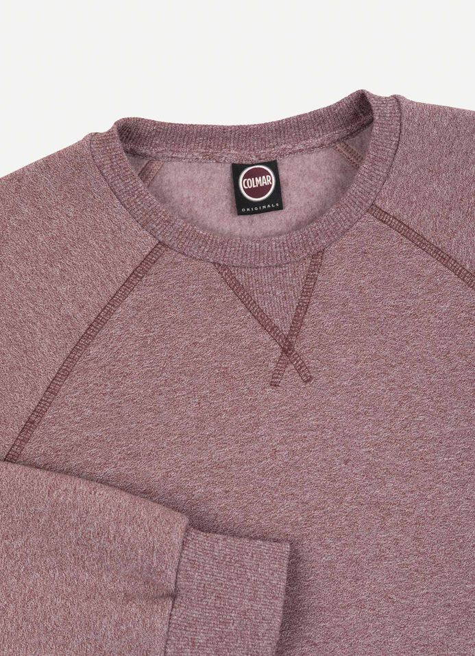 Melange crew-neck sweatshirt image number 6