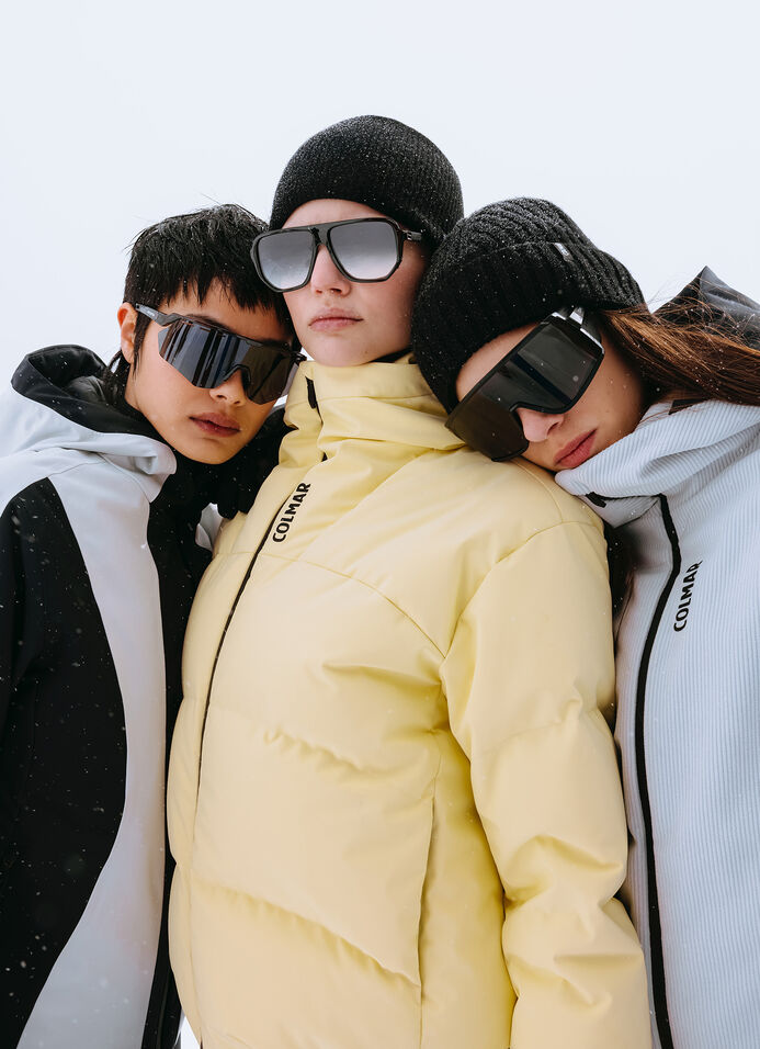 Cropped padded ski jacket image number 0