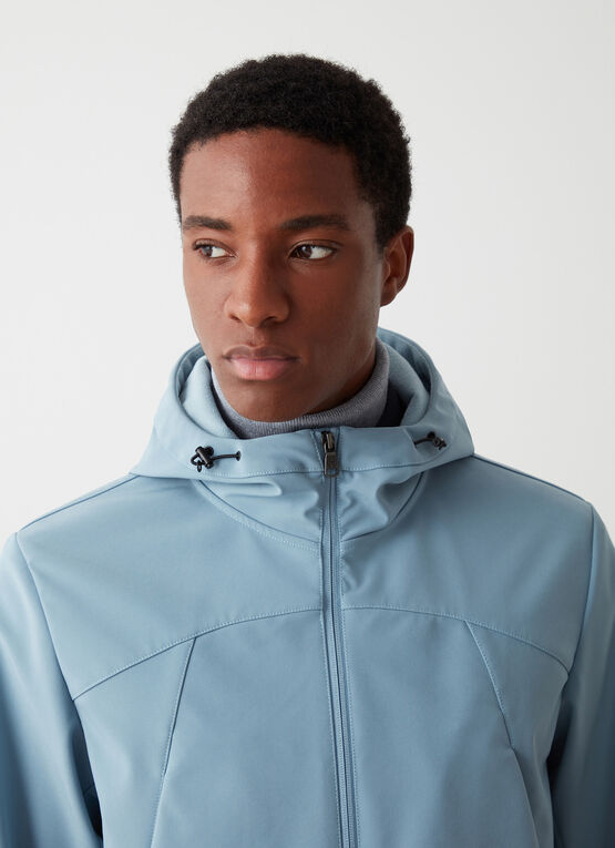Softshell lungo autunnale impermeabile