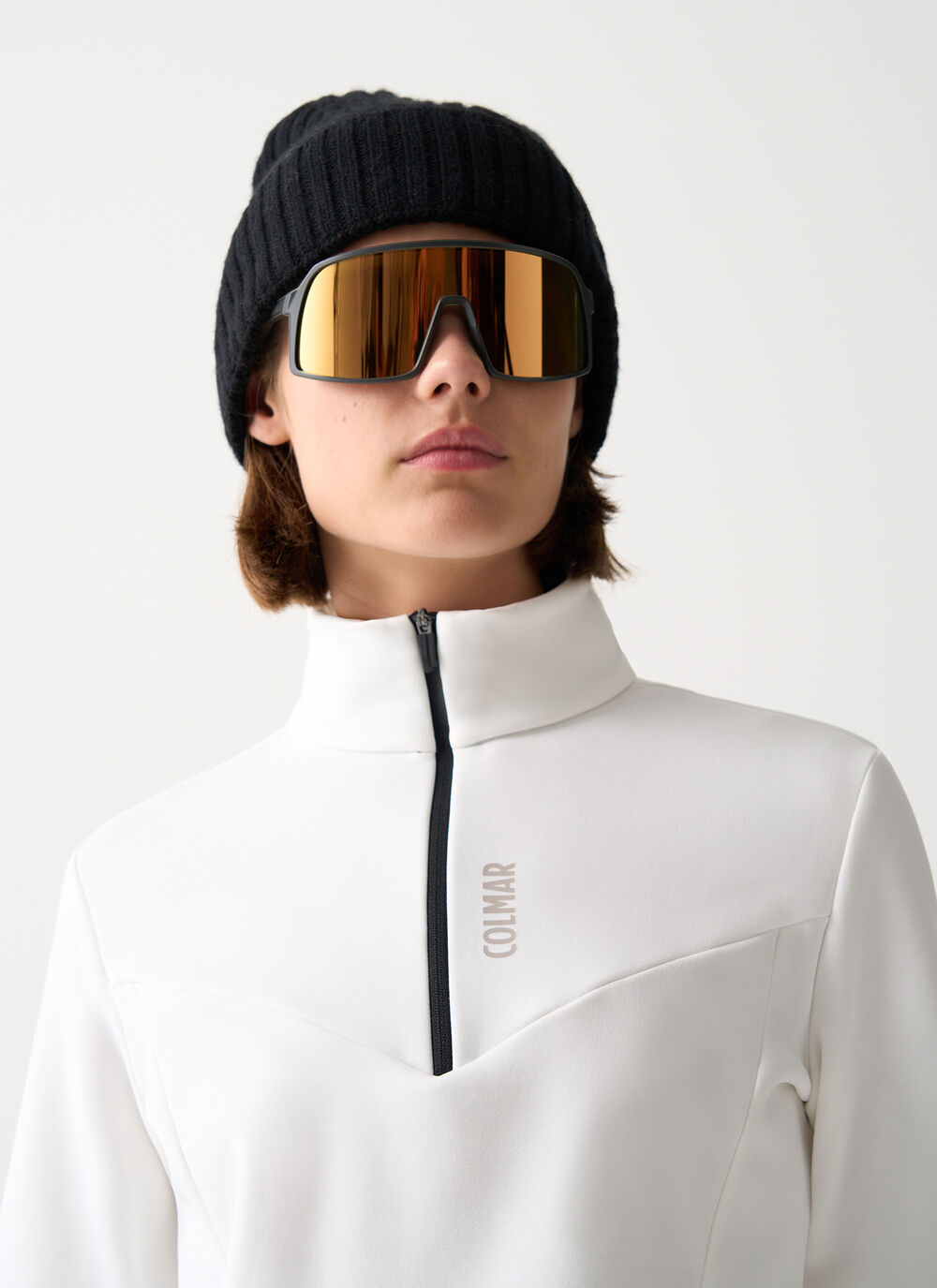 Half-zip stretch ski fleece image number 2