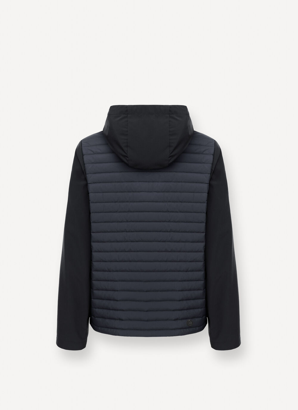 Bi-material wad-padded jacket image number 5