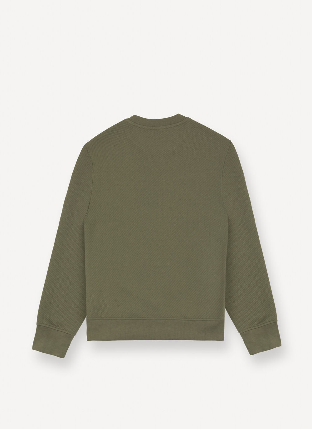 Round-neck jacquard sweatshirt image number 5