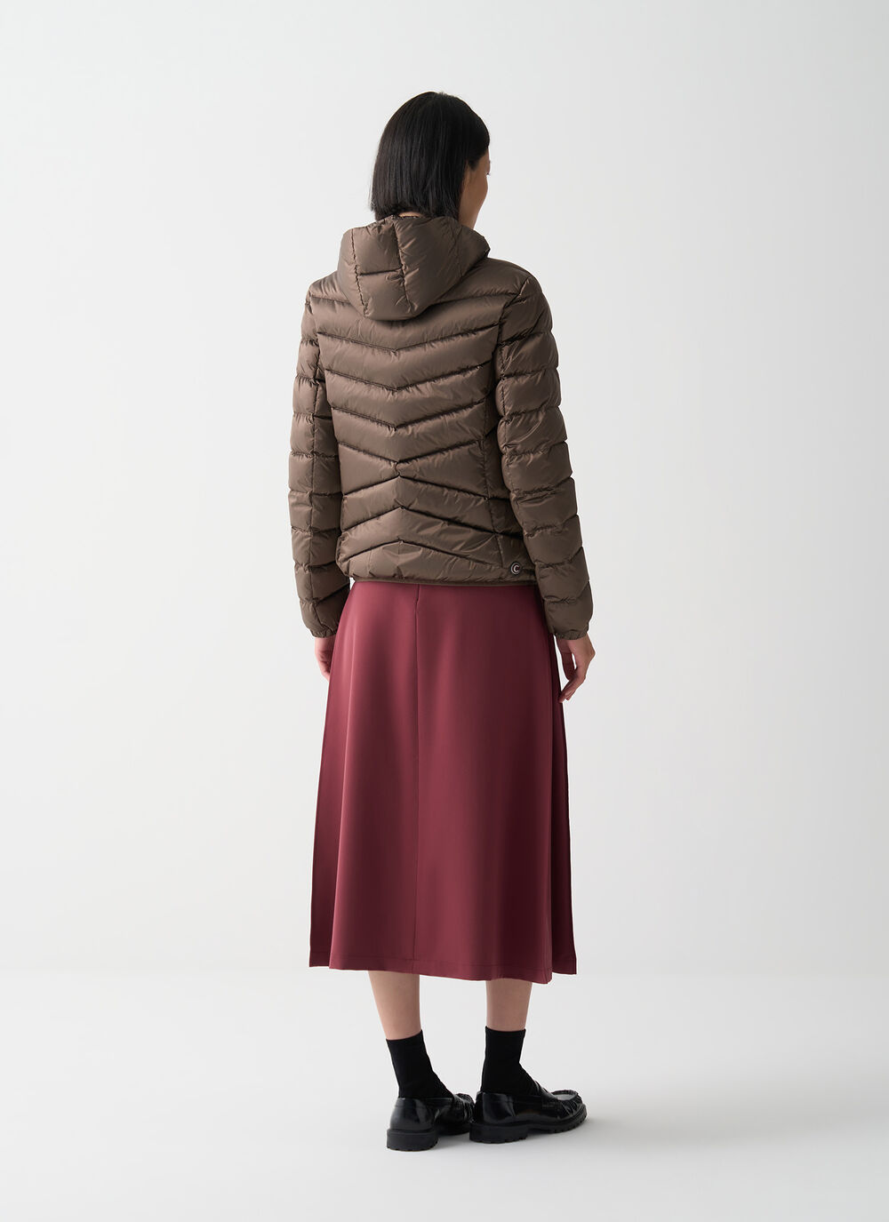 Quilted down jacket with hood image number 3