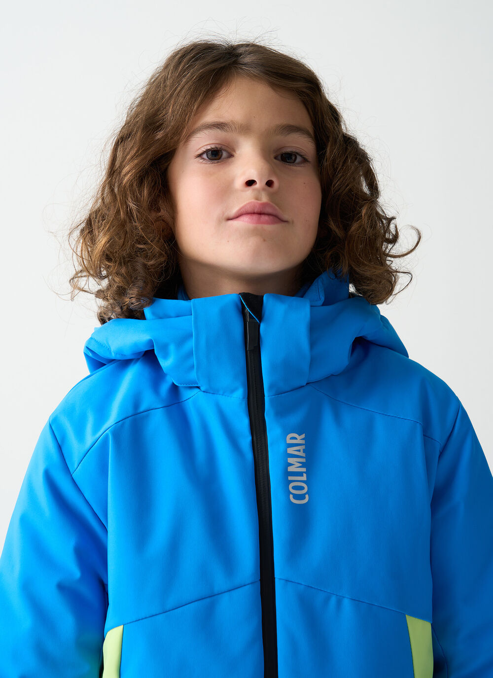 Boy's colour-block ski jacket image number 2