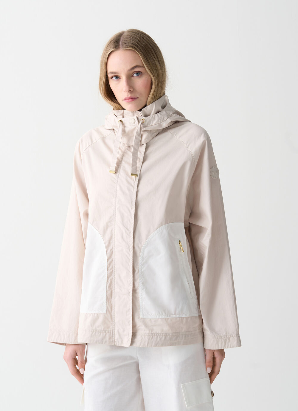 Cotton oversized jacket image number 1