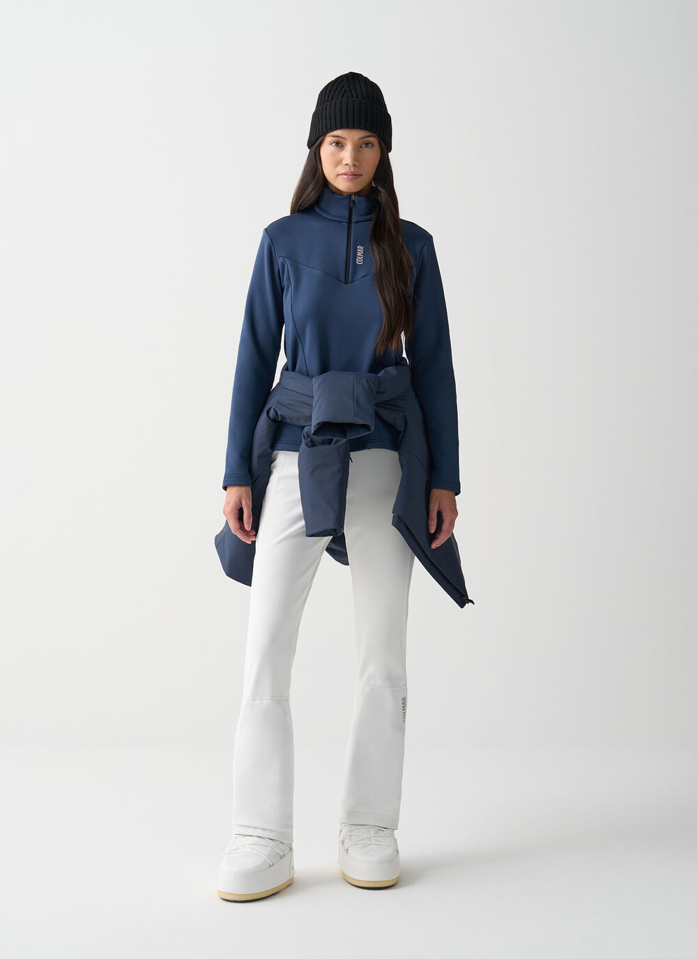 Half-zip stretch ski fleece image number 1