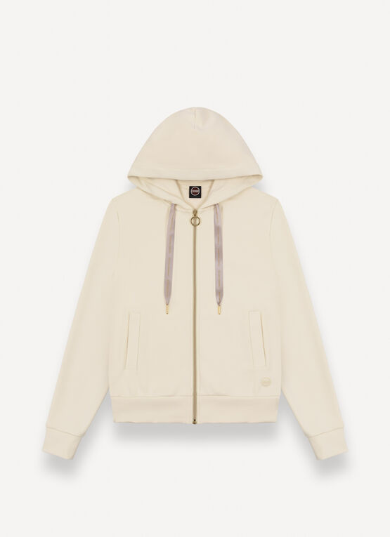 Sweat-shirt avec zip et capuche