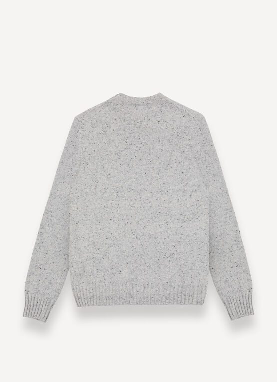 Pull à col rond multicolore