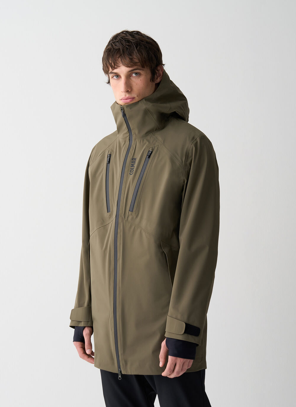 Long Elevated 3L ski shell jacket image number 1