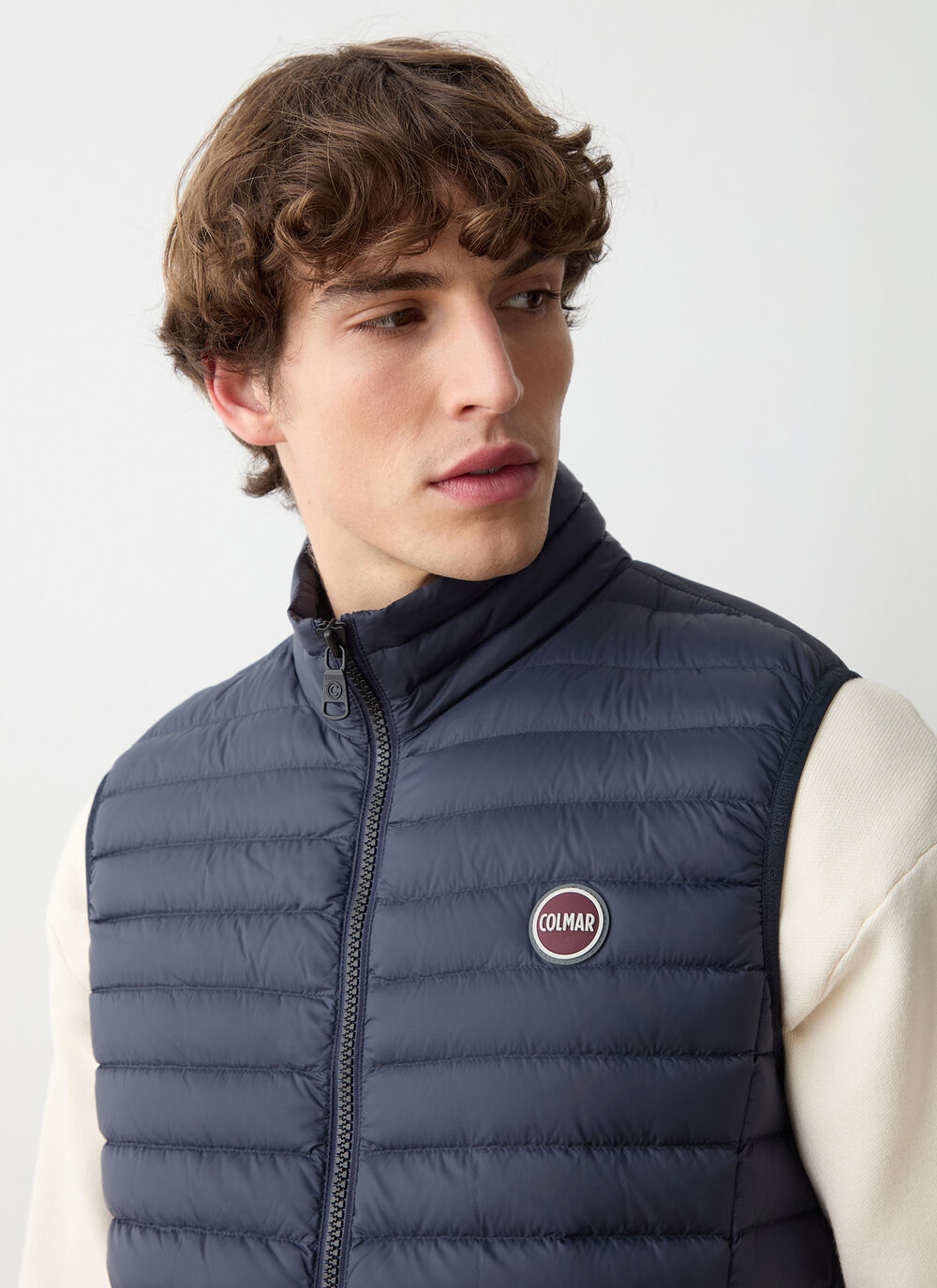 Quilted down vest image number 2