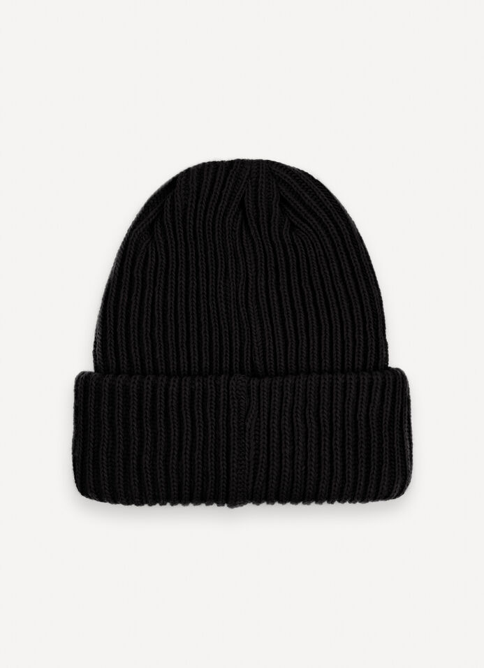 Oversized unisex hat with turn-up cuff image number 2