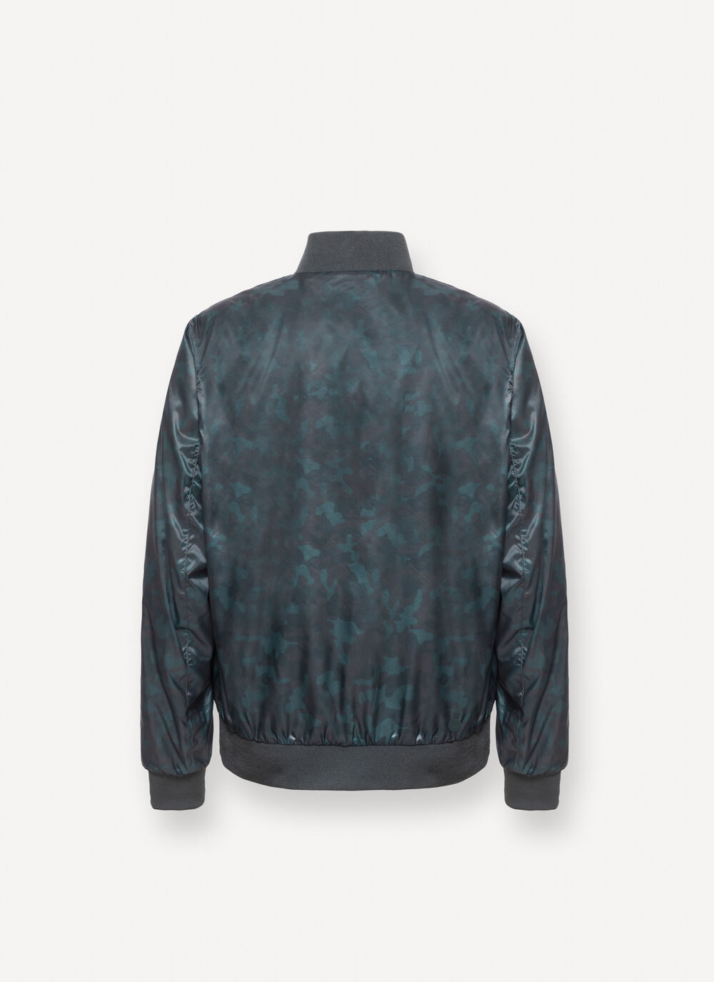 Reversible camouflage bomber jacket image number 5