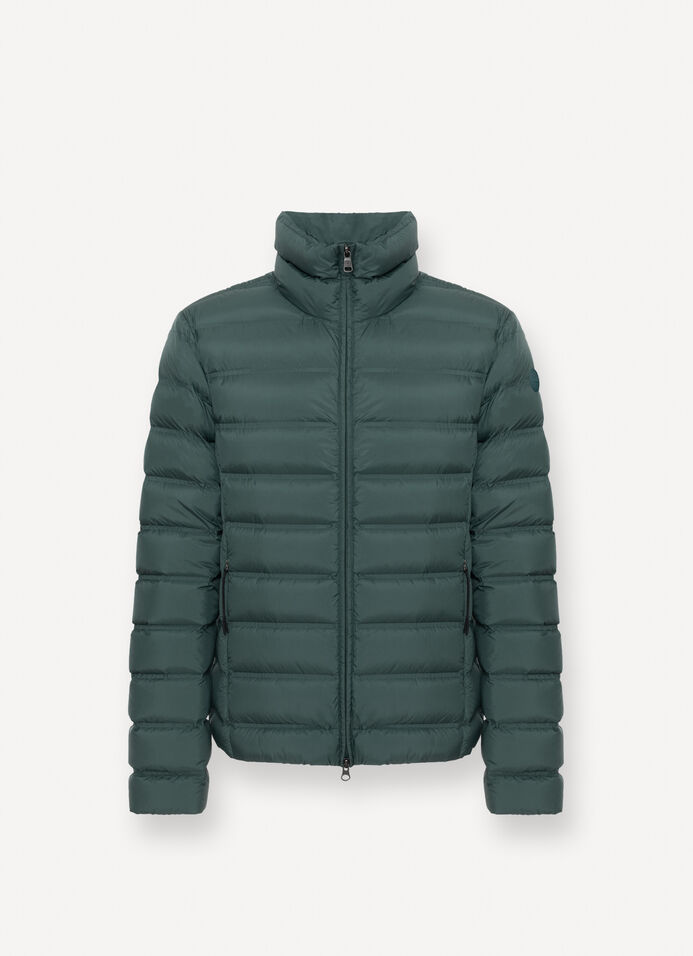 Down jacket with seamless quilting image number 4