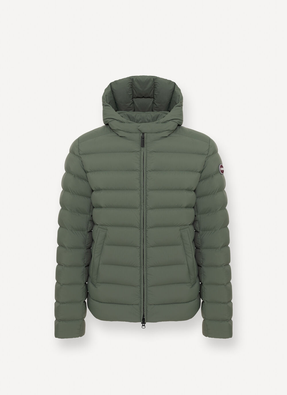 Down jacket with hood image number 4