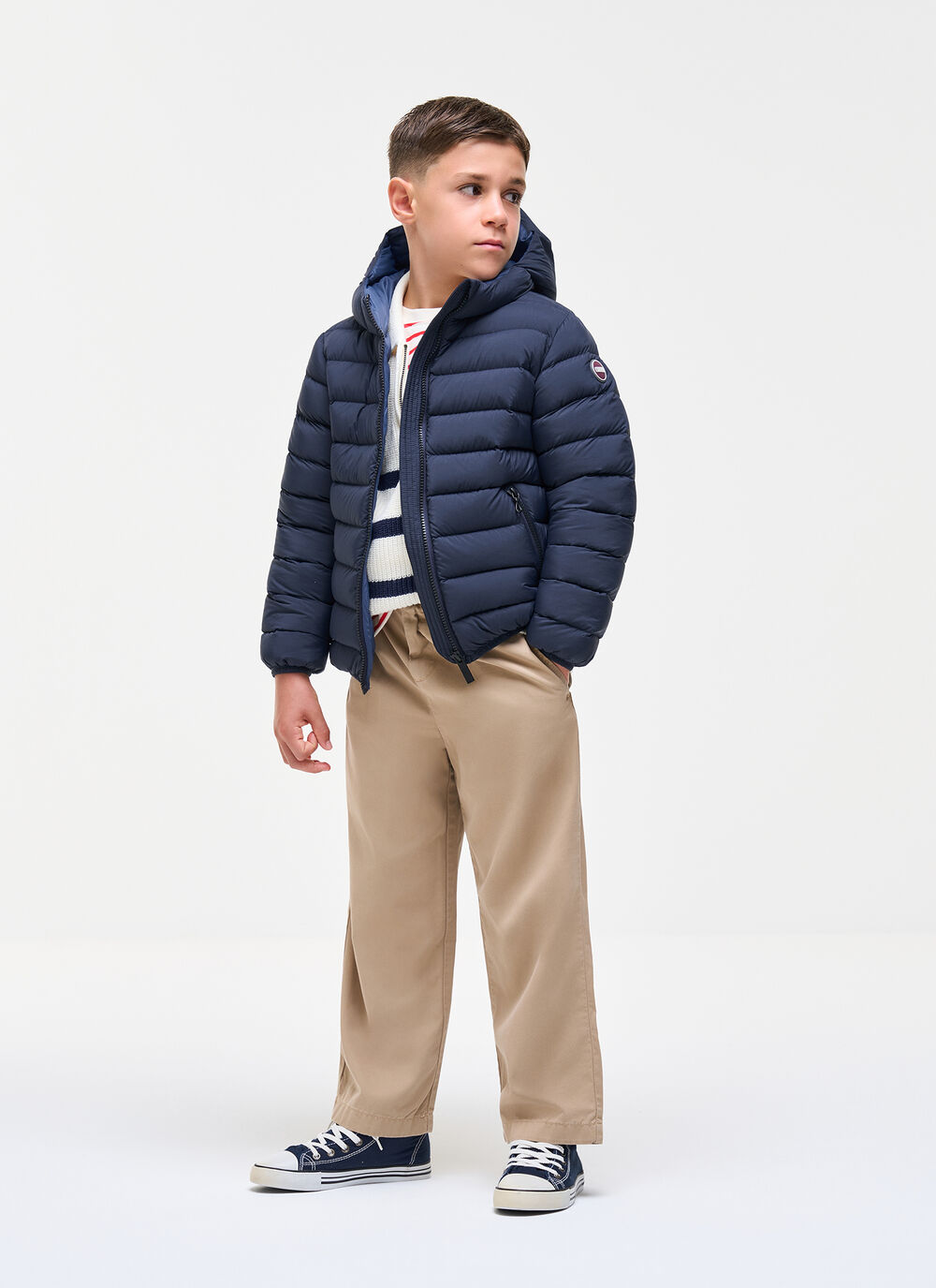 Hooded down jacket image number 0