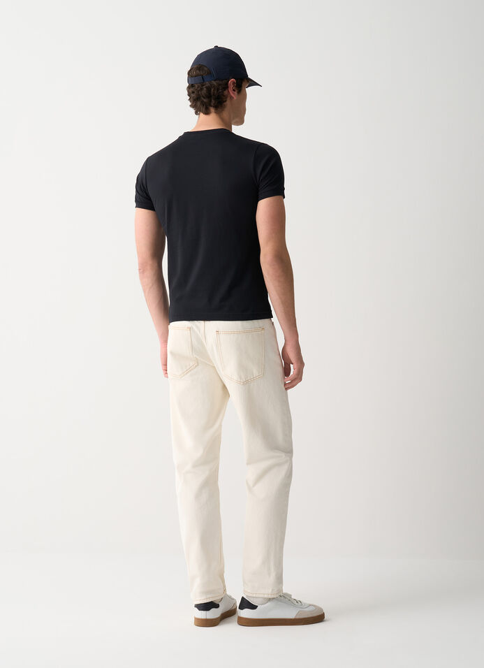 Eng geschnittenes T-Shirt aus 100 % Supima®-Baumwolle image number 3