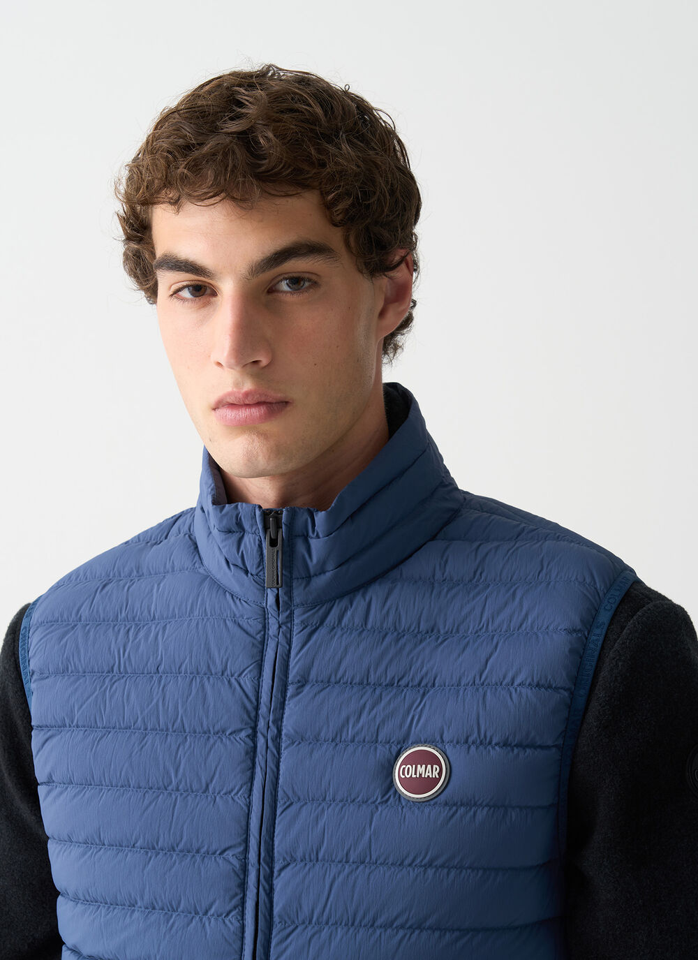 Gilet in piuma leggera con coulisse  image number 2