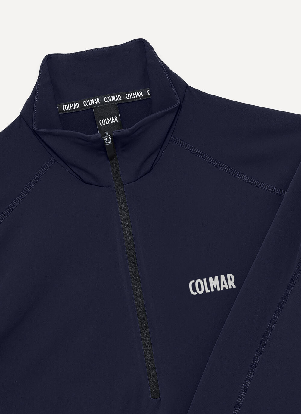 Thermal stretch ski jumper with half-zip image number 6