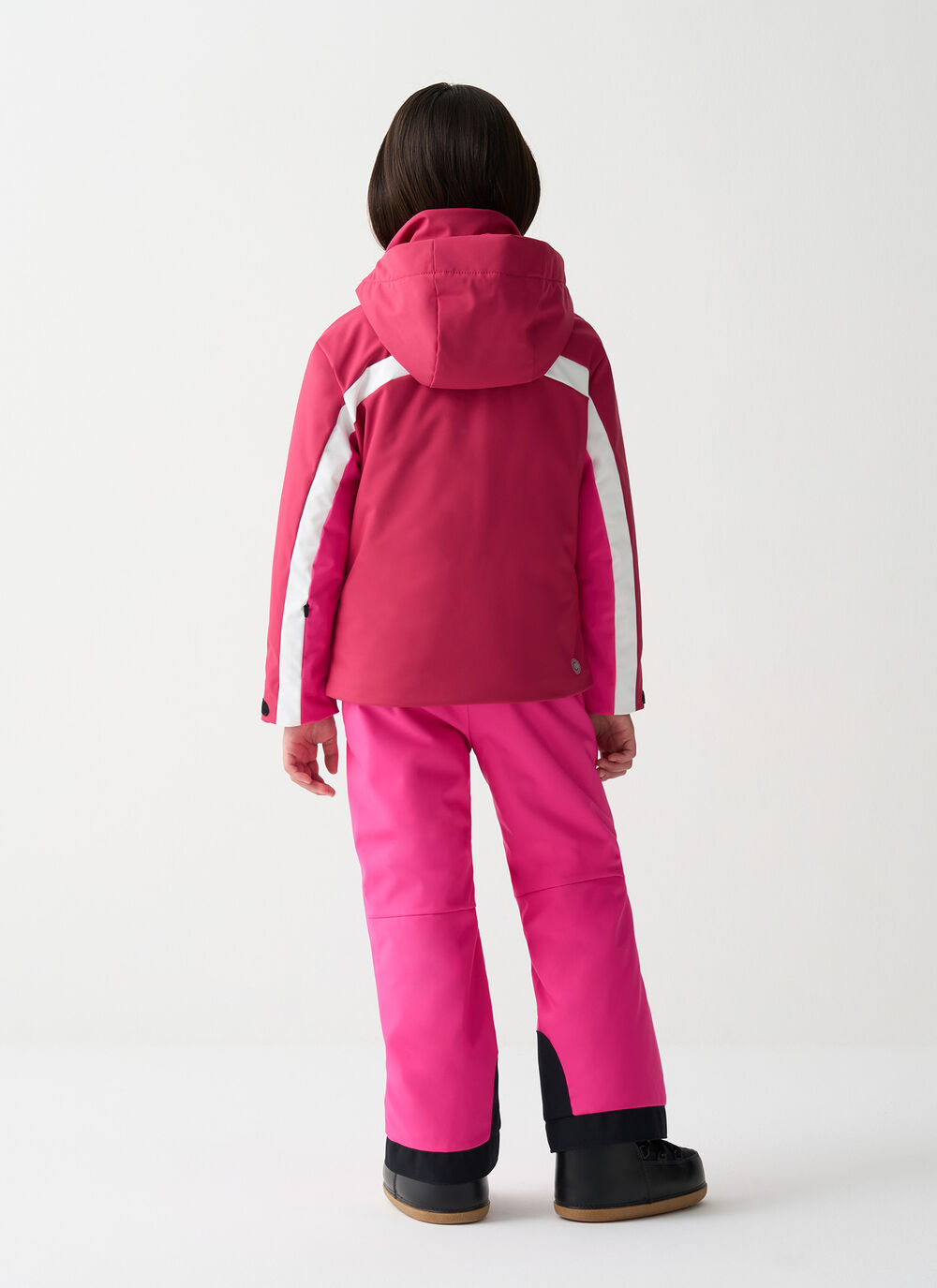 Girl's colour-block ski jacket image number 3