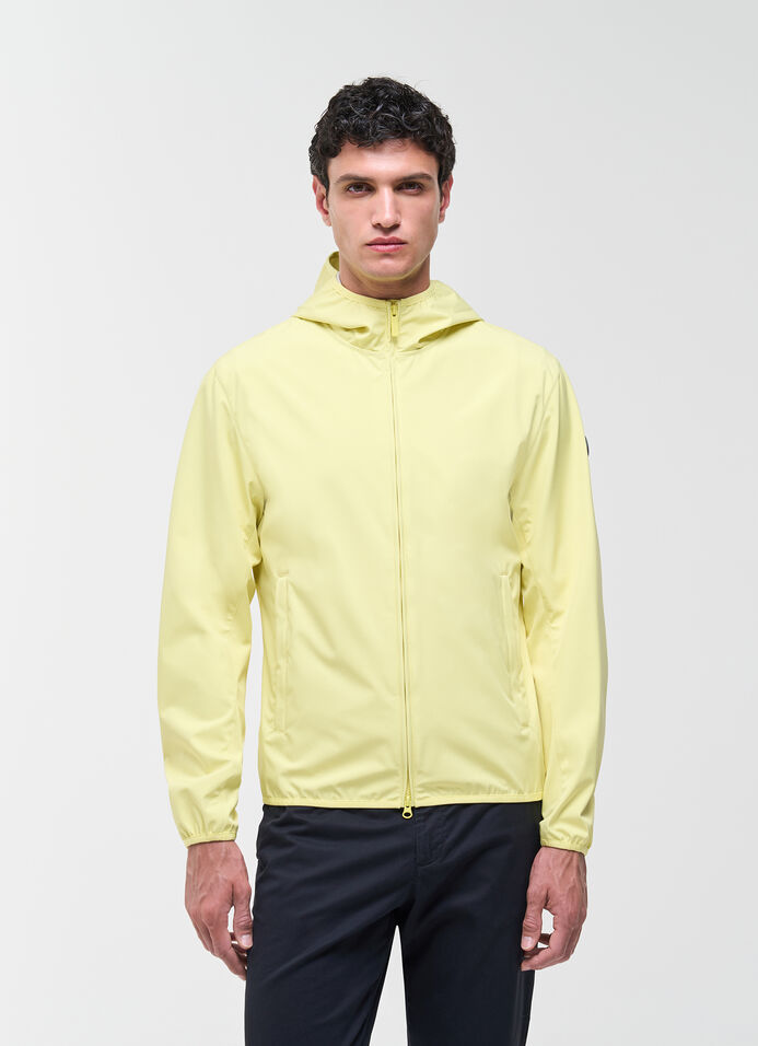 Kapuzenjacke aus Softshell