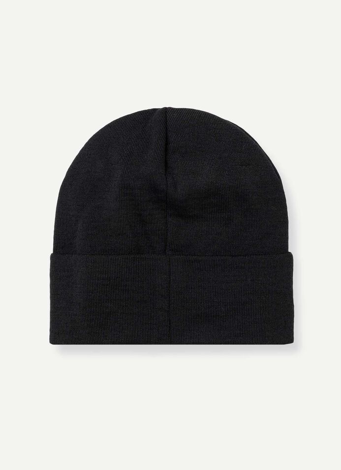 Men’s branded hat with turn-up cuff image number 2