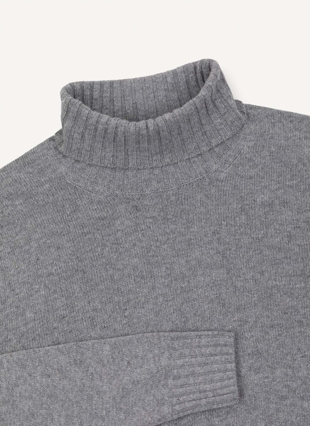 Branded wool polo-neck pullover image number 6