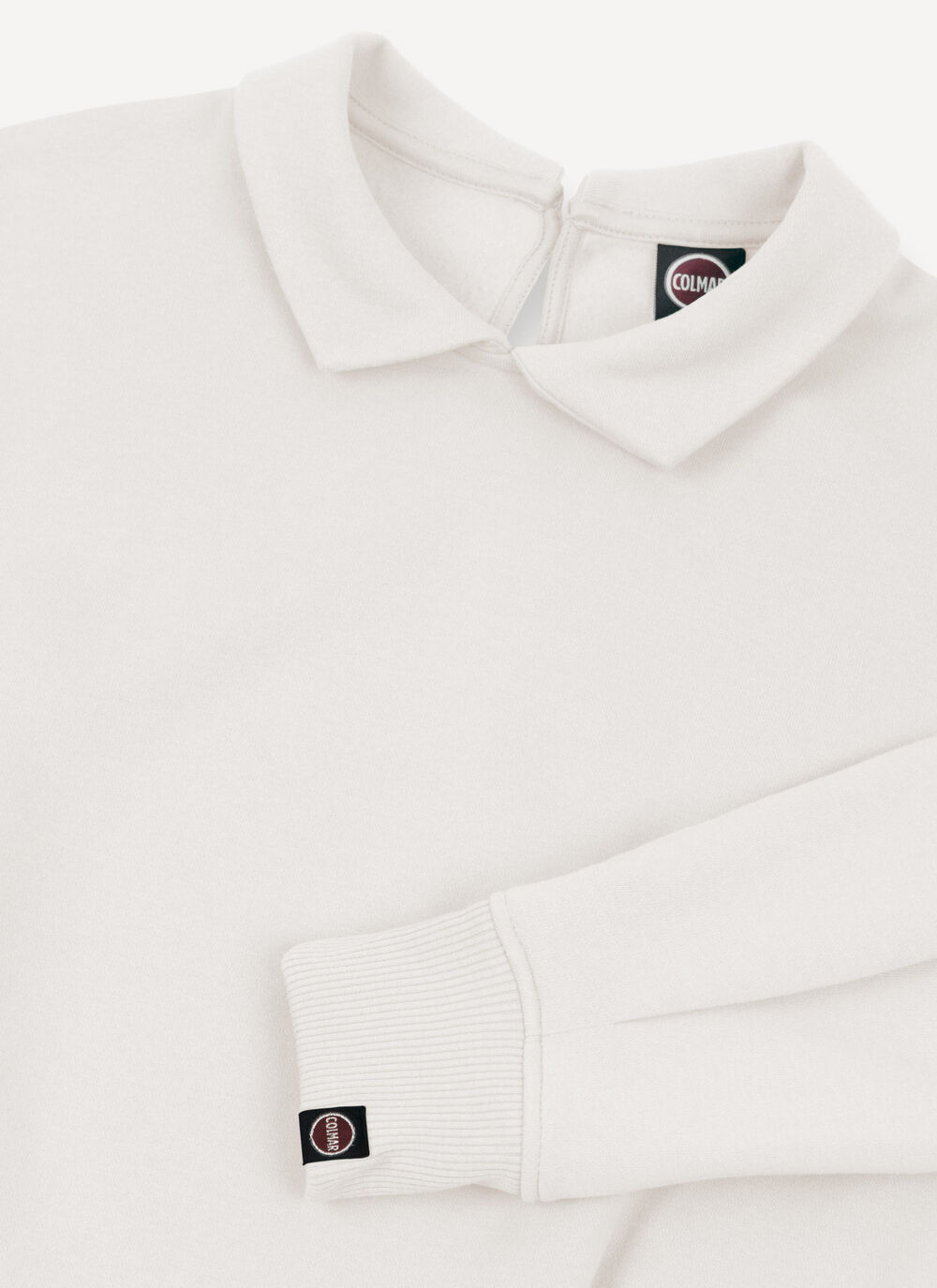 Sweatshirt with collar and darts image number 5