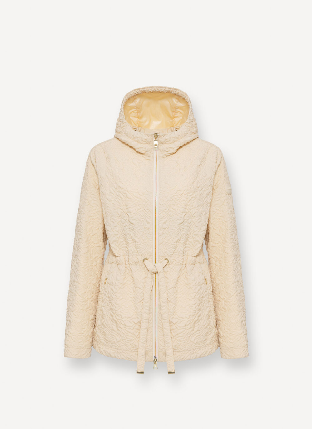 Gepr&auml;gte Jacke mit Tunnelzug image number 4