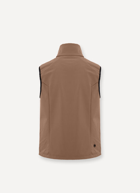 Waterproof softshell gilet