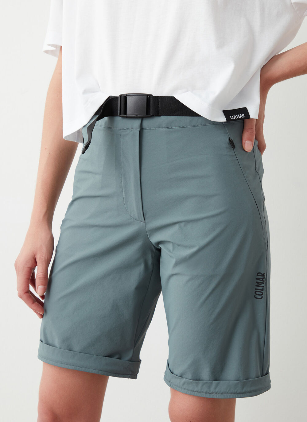 Technical zip-off trousers image number 1