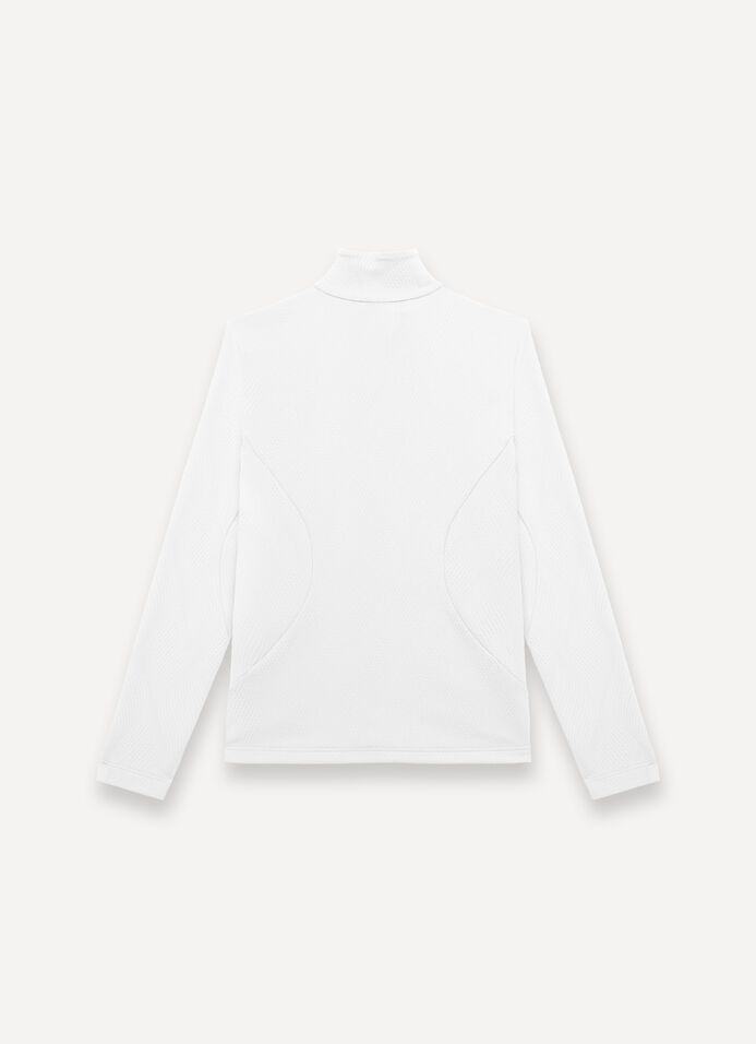 Half-zip jacquard fleece ski fleece image number 5