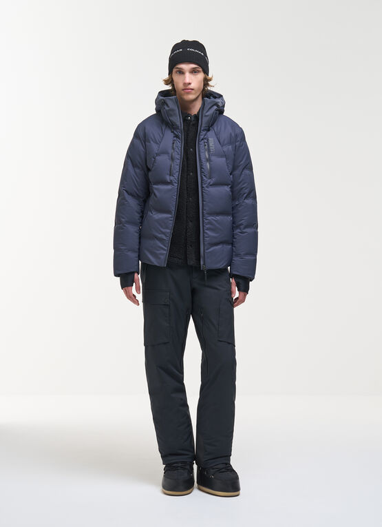 Frost padded ski jacket with seamless neck warmer