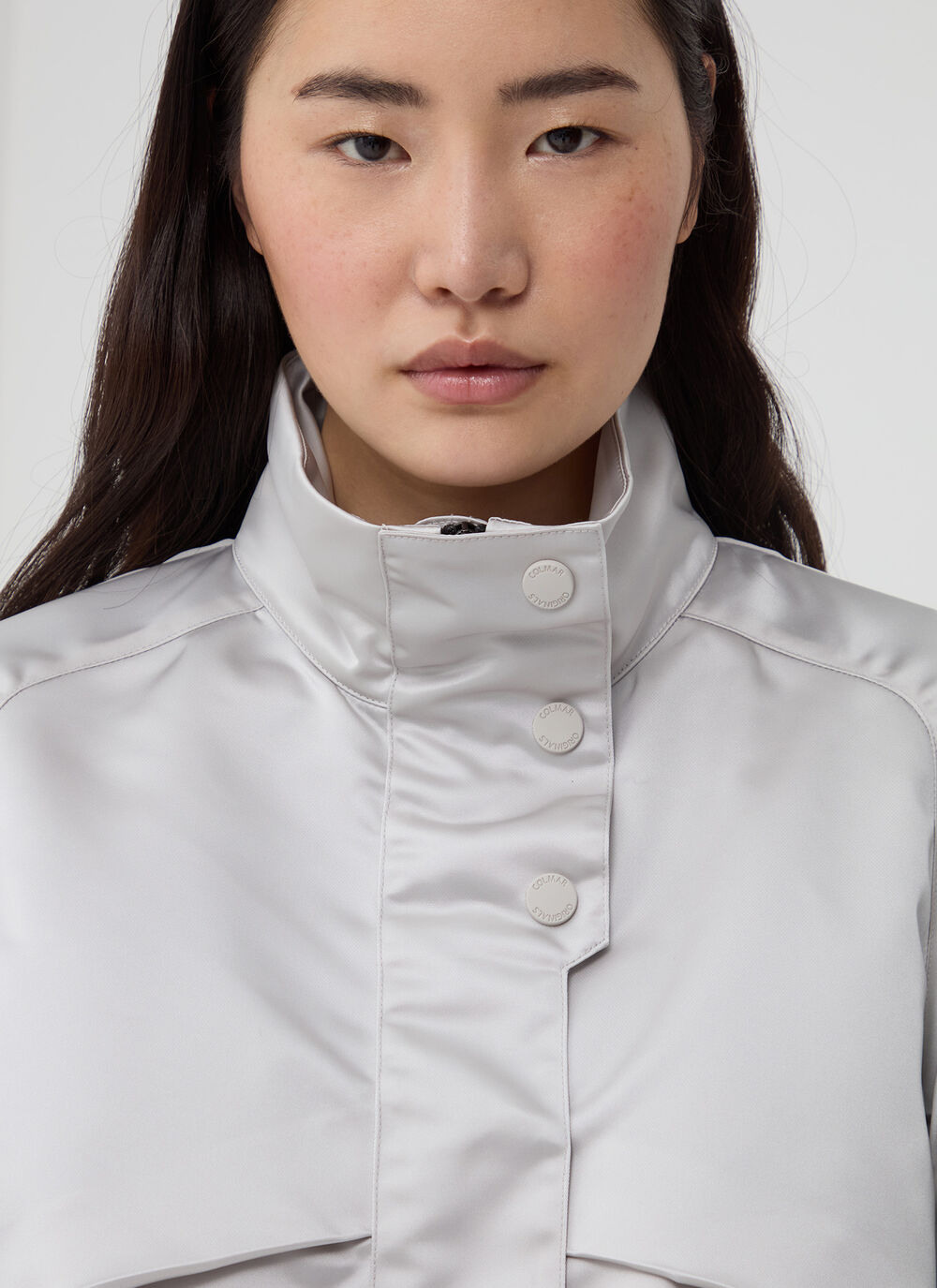 Satin bomber jacket image number 0