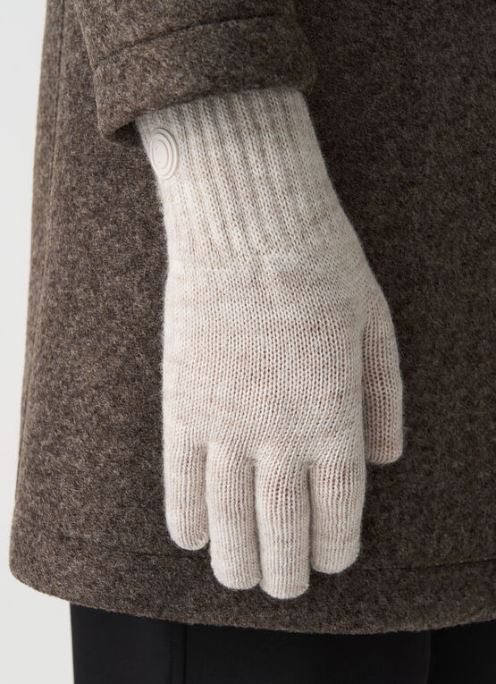 Unisex knit gloves